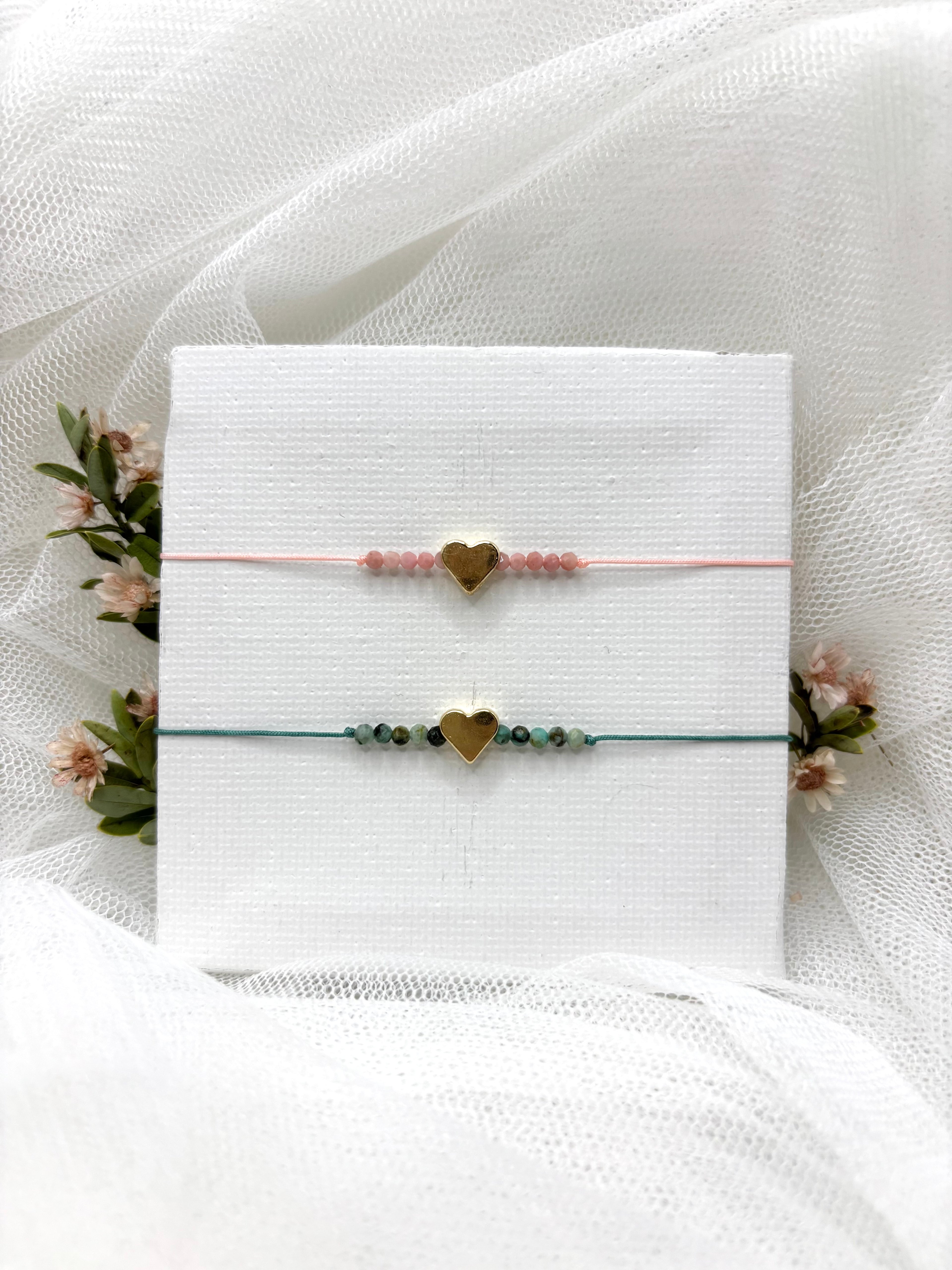 Armband für Damen, Armband mit Herz, Handgemachter Schmuck, Idee Geschenk, Geschenk zum Muttertag Ideen, Geschenk Idee, Geschenk für Mütter
