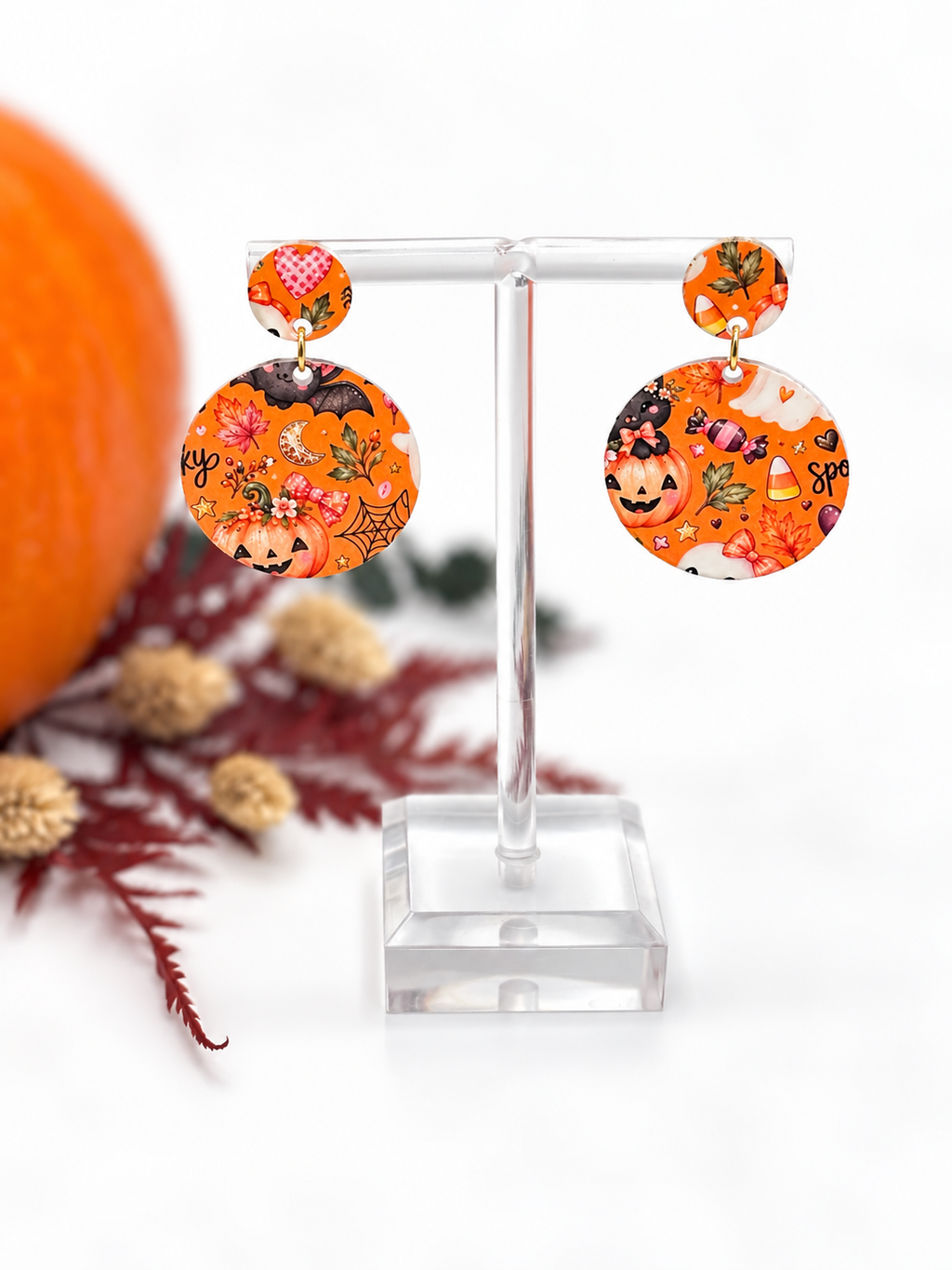 Halloween Ohrringe, Halloween Schmuck, Ohrringe Damen