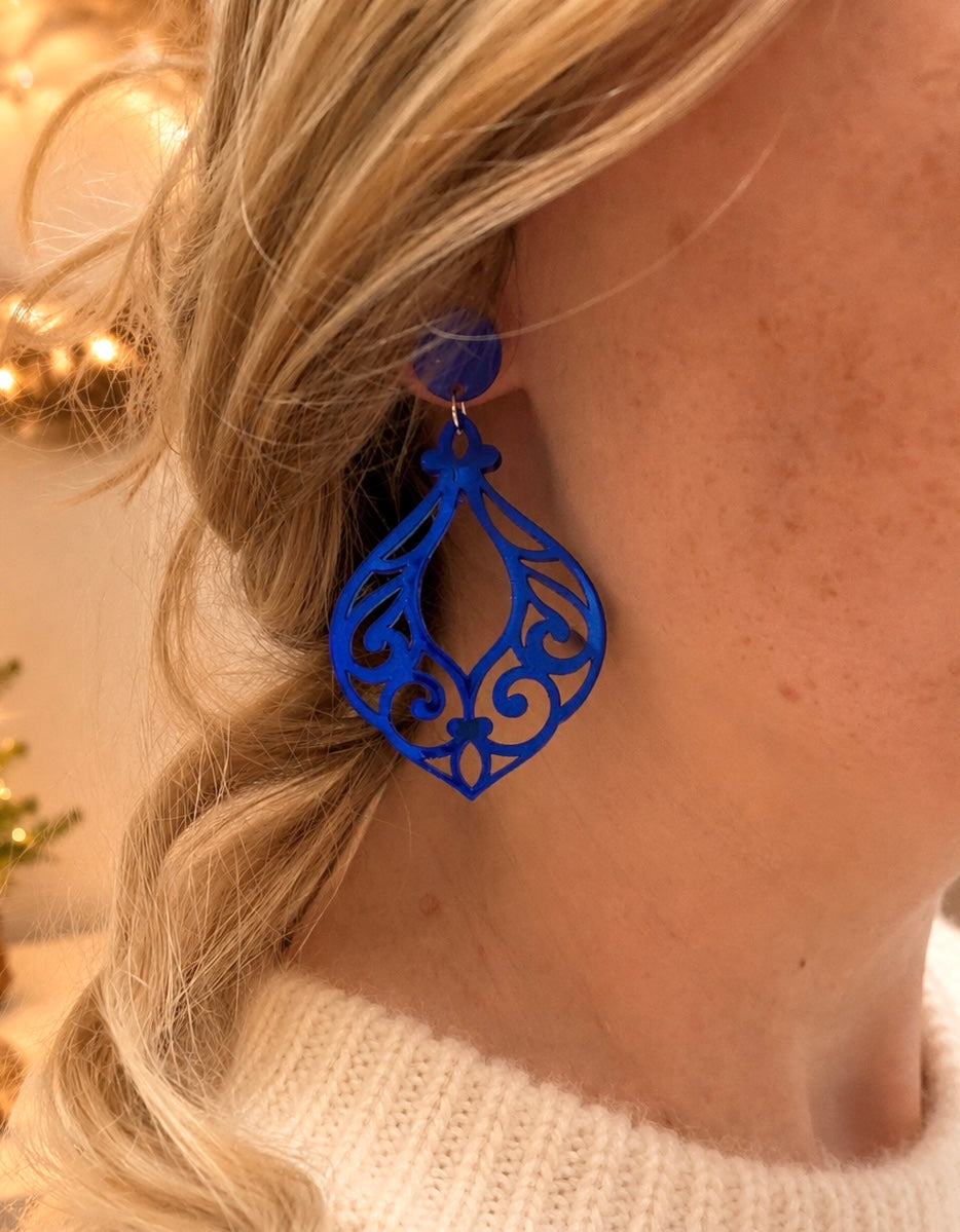 Außergewöhnliche Ohrringe Damen, Geschenk Weihnachten, Statement-ohrringe, Ohrringe Damen Hängend, Weihnachtsgeschenk für Sie