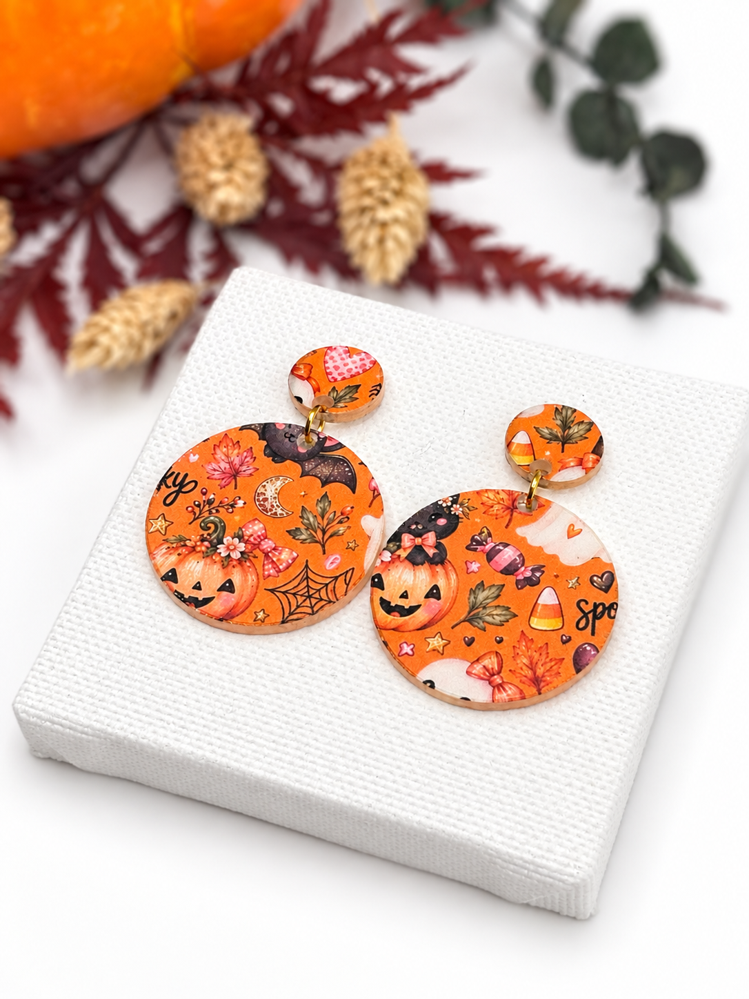 Halloween Ohrringe, Halloween Schmuck, Ohrringe Damen