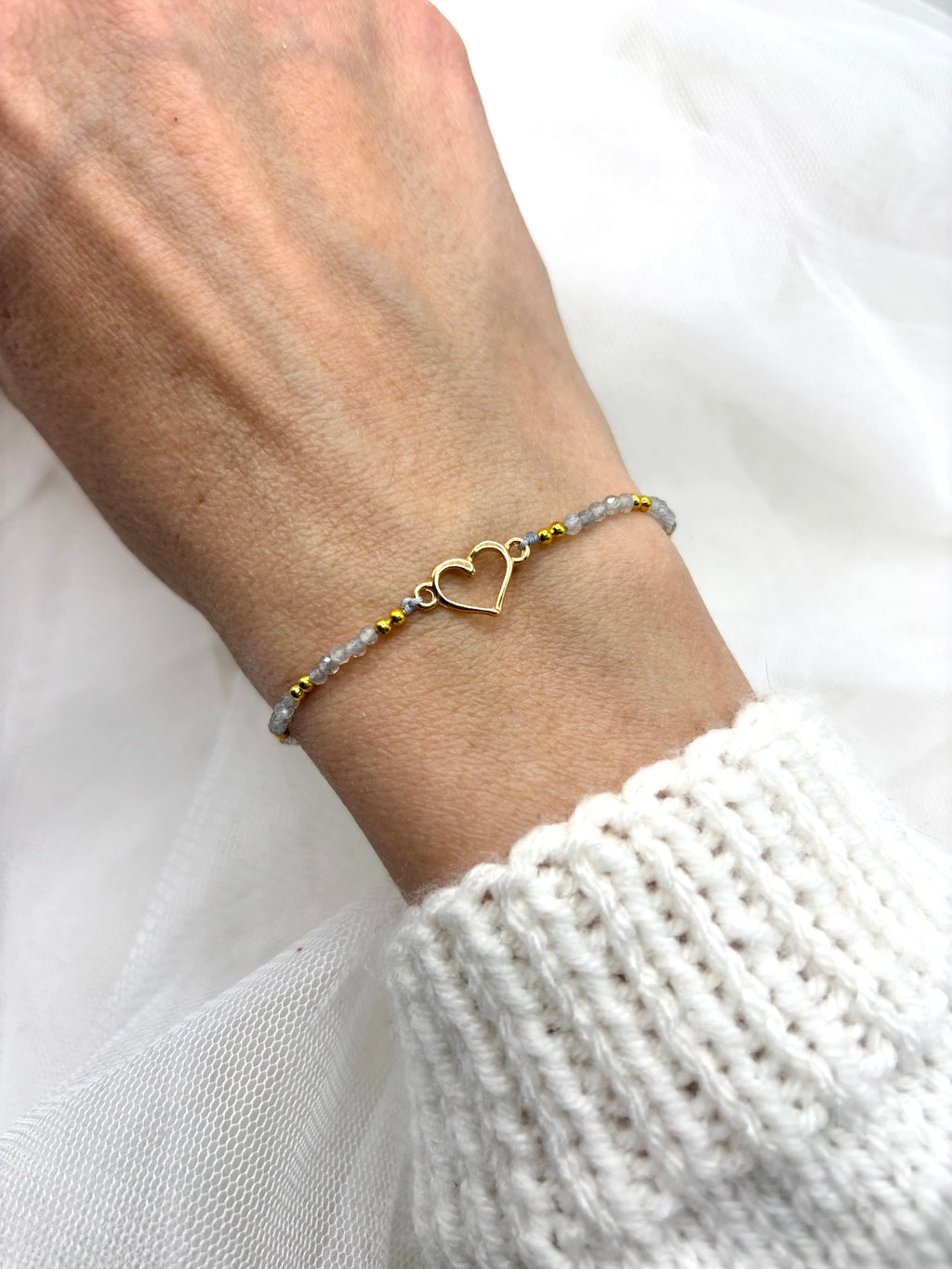 Armband mit Herz, Geschenk Freundin Idee, Geschenke für Mütter, Muttertag Geschenkideen, Armband für Damen, Geschenk für Damen
