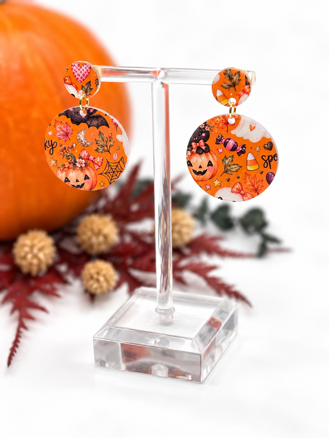 Halloween Ohrringe, Halloween Schmuck, Ohrringe Damen