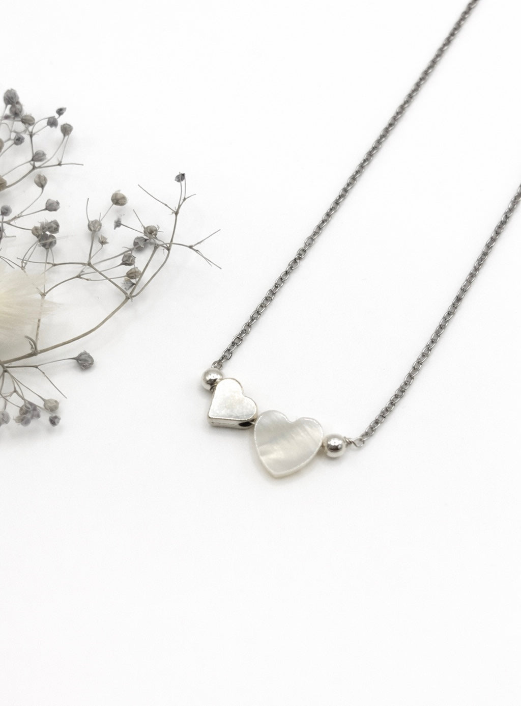 Geschenkidee für Damen, Kette mit Herz, Kette mit Herz Anhänger,  Geschenke für Mütter, Kette für Frauen, Herz Kette