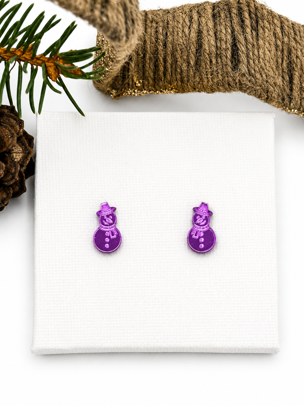 Ohrstecker Weihnachten, Geschenkidee für Damen, Kleines Geschenk Weihnachten, Ohrstecker, Kleines Wichtelgeschenk, Wichtelgeschenk Frau