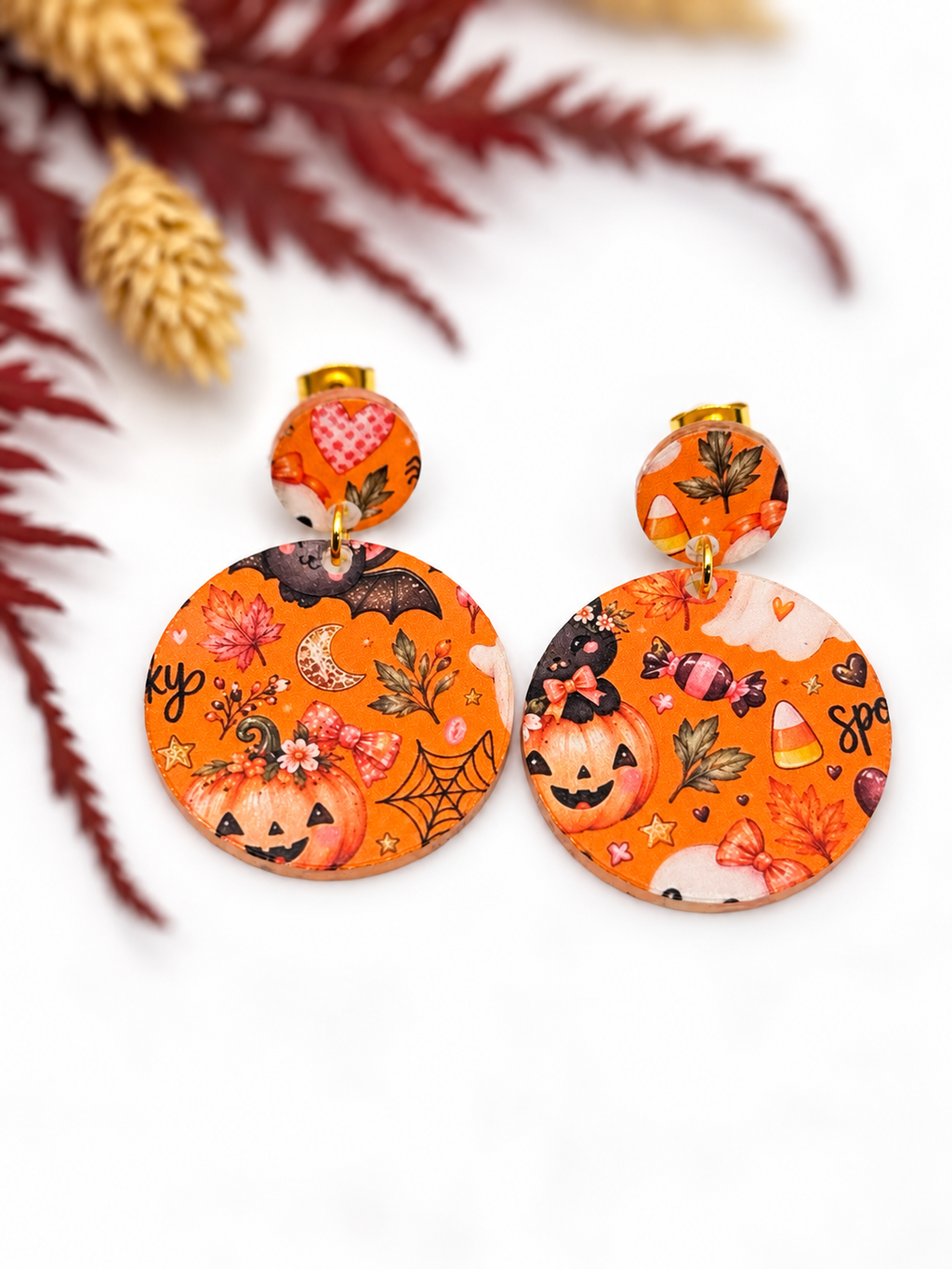 Halloween Ohrringe, Halloween Schmuck, Ohrringe Damen