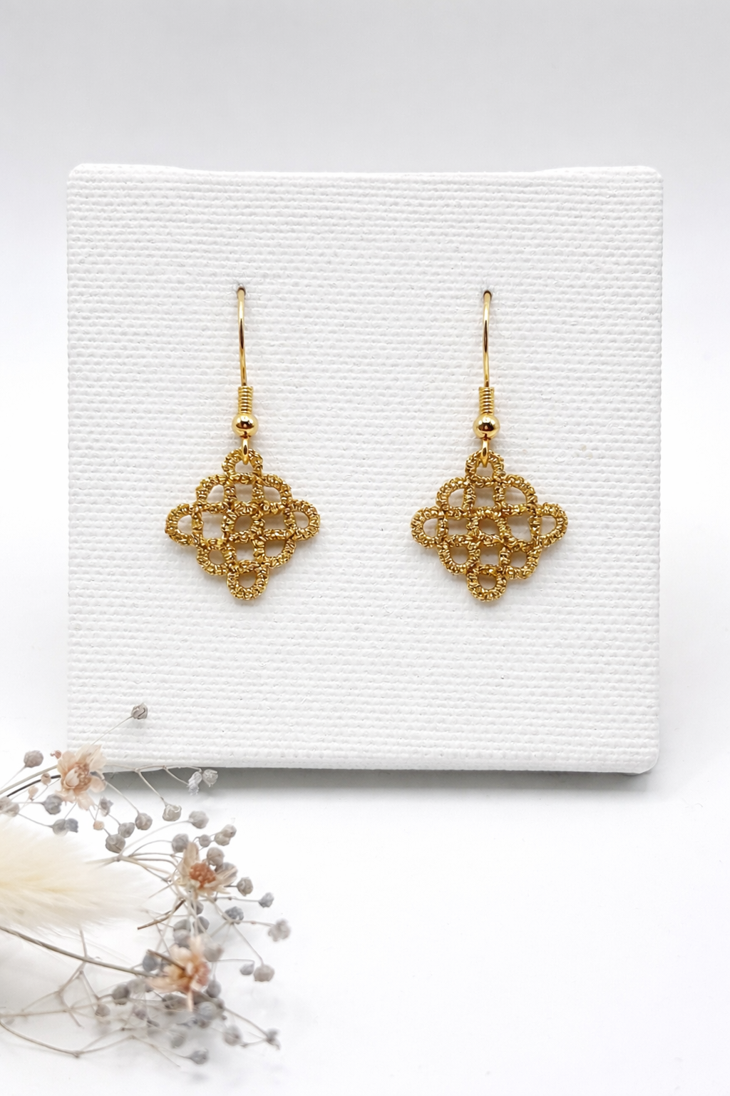 Besondere Ohrringe, Gold Ohrringe Damen, Ohrhänger Gold, Besonderer Schmuck, Geschenk Ideen für Mama, Geschenke für Mütter, Gold Ohrringe