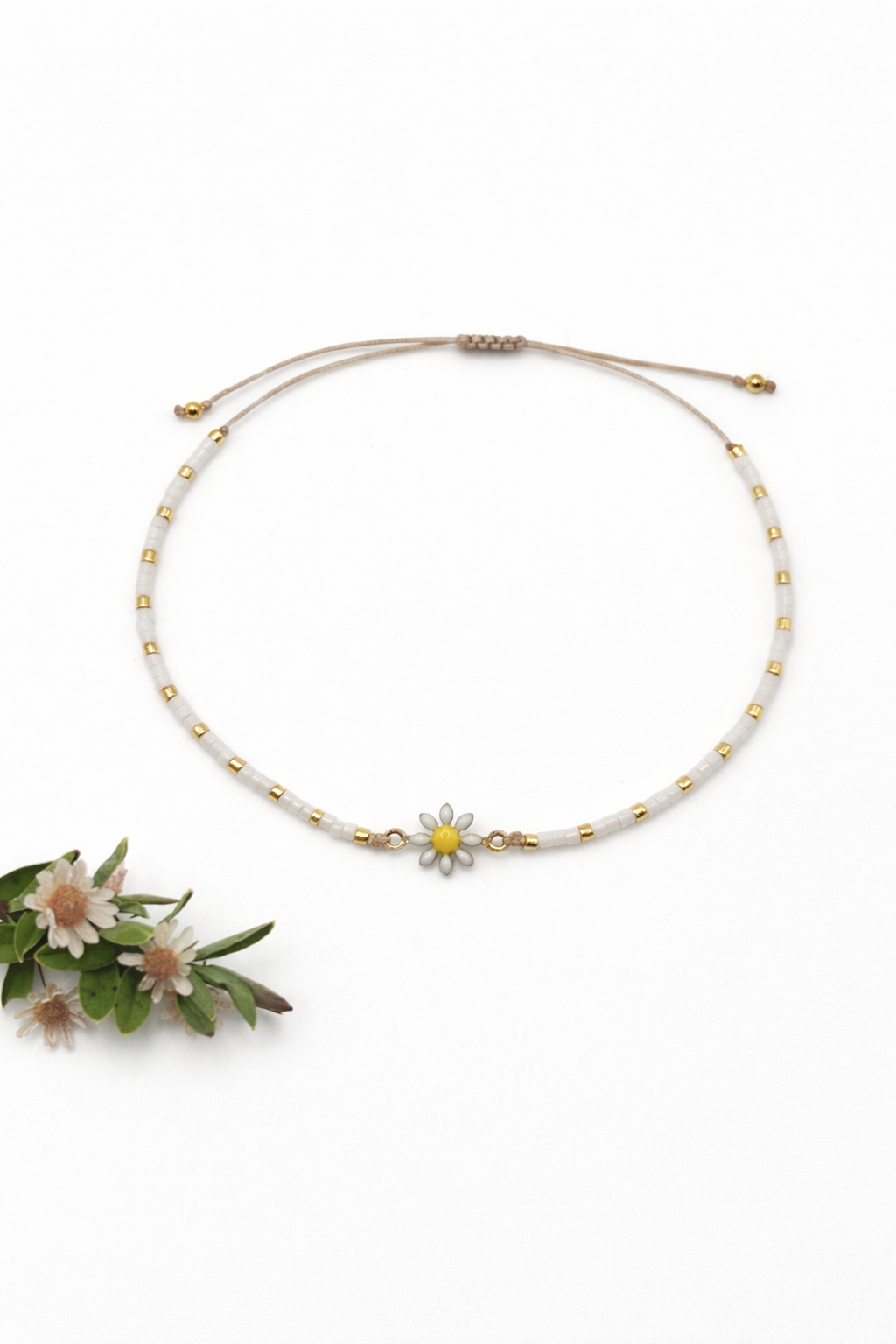 Armband für Damen, Armband mit Blume, Blumen Perlen Armband, Armband Perlen, Damen Armband Perlen