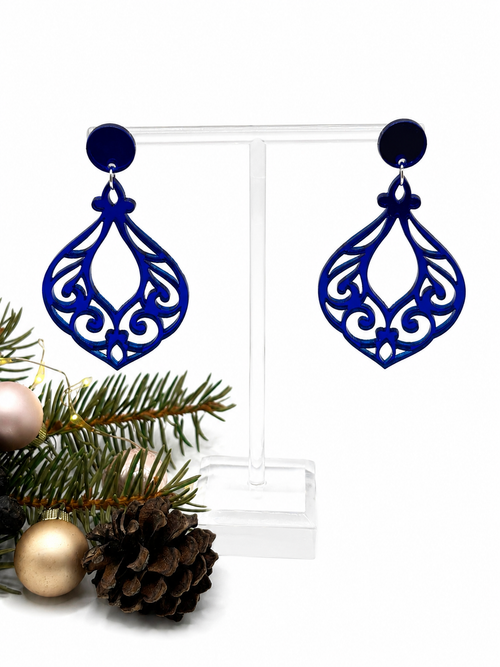 Außergewöhnliche Ohrringe Damen, Geschenk Weihnachten, Statement-ohrringe, Ohrringe Damen Hängend, Weihnachtsgeschenk für Sie