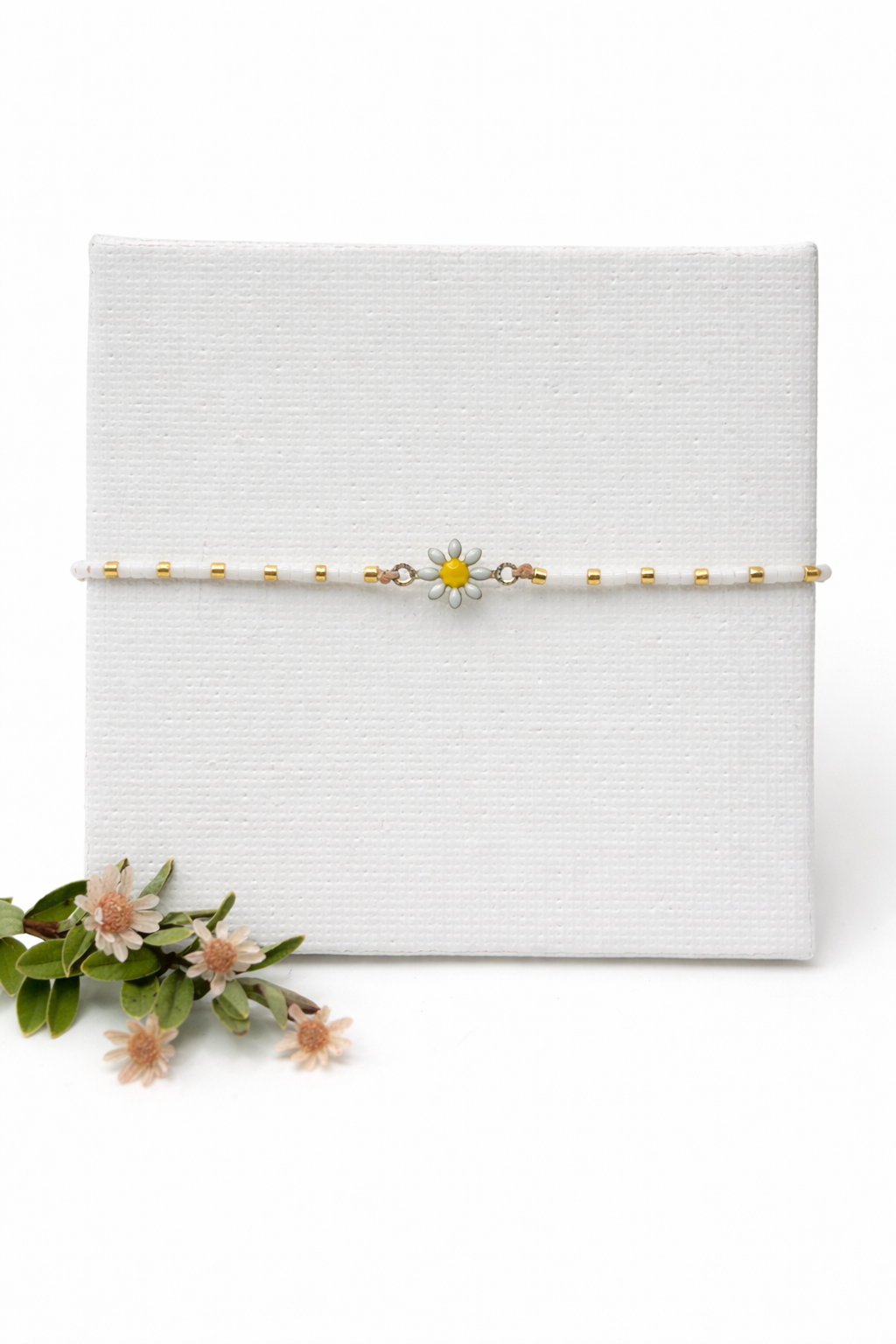 Armband für Damen, Armband mit Blume, Blumen Perlen Armband, Armband Perlen, Damen Armband Perlen