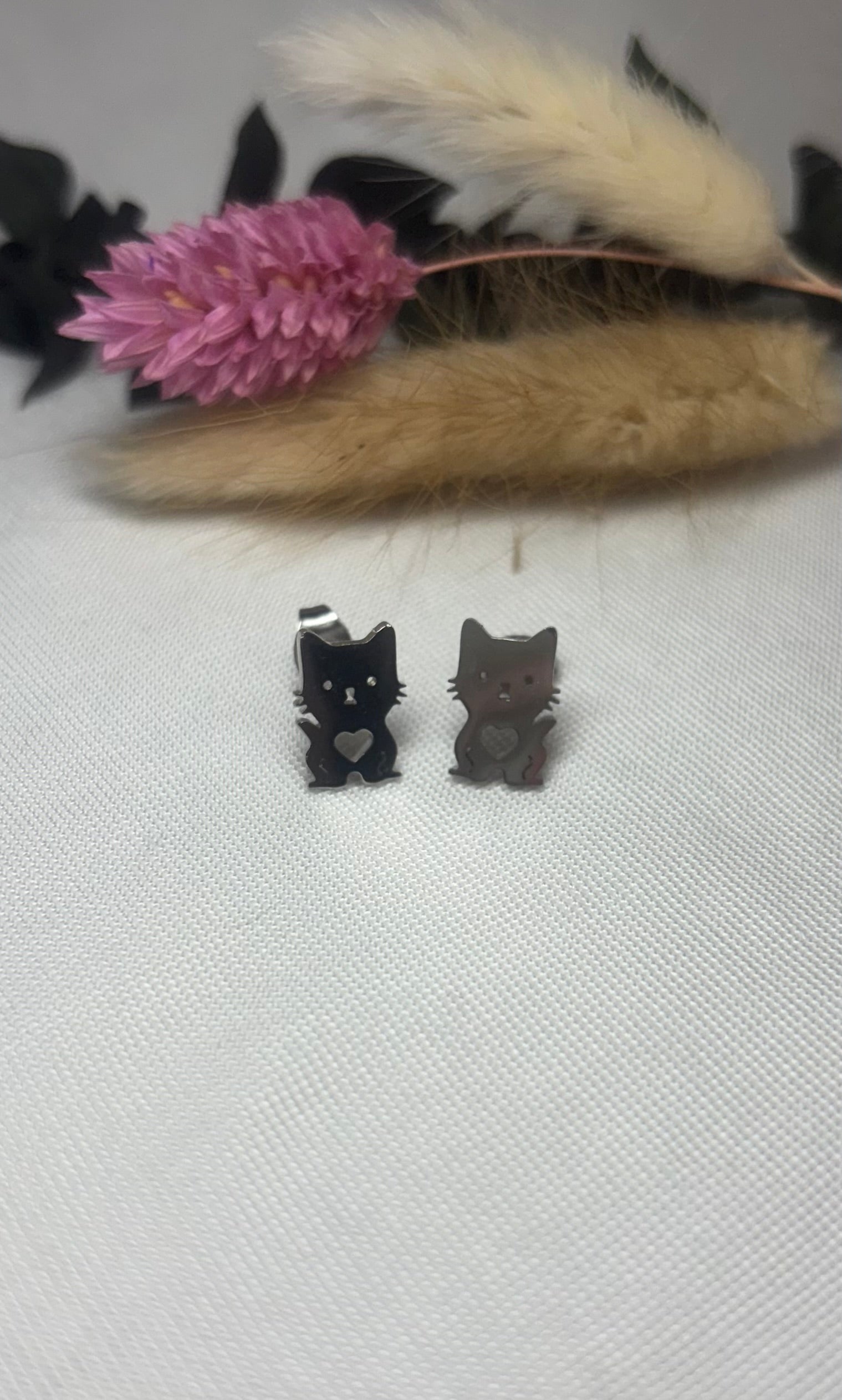 „Katzen“ Ohrstecker