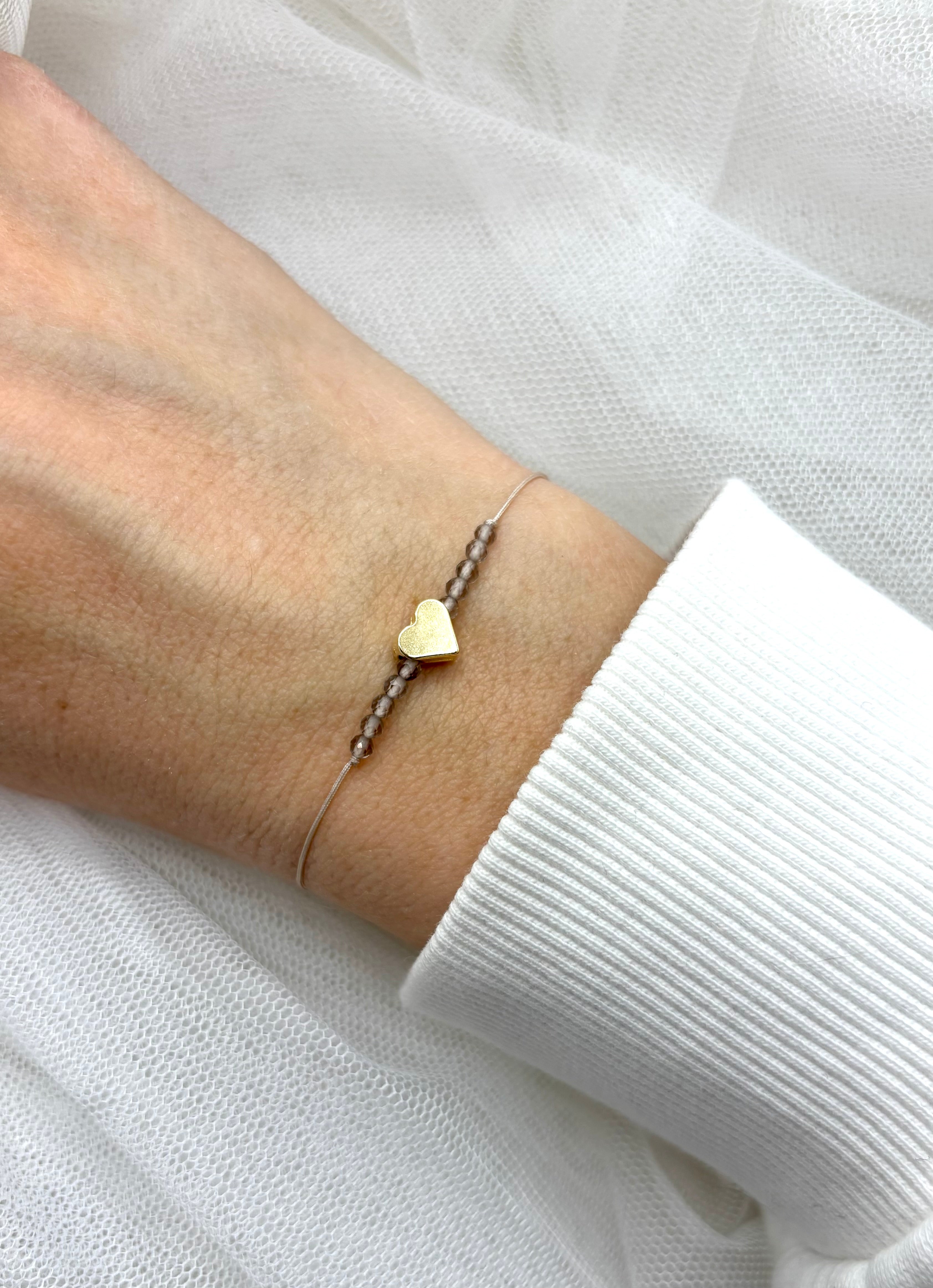 Armband für Damen, Armband mit Herz, Handgemachter Schmuck, Idee Geschenk, Geschenk zum Muttertag Ideen, Geschenk Idee, Geschenk für Mütter
