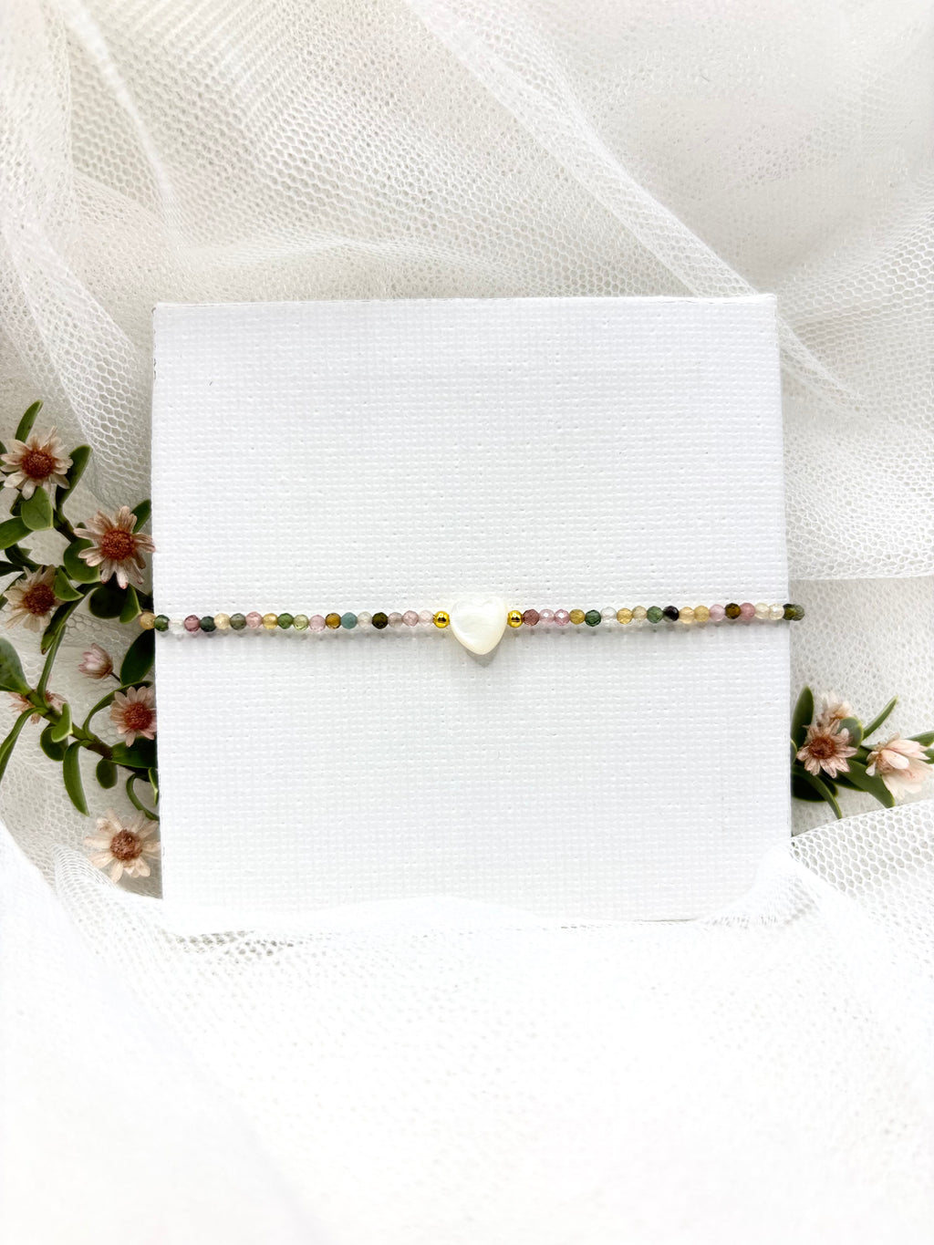 Armband mit Herz, Armband Mama, Muttertagsgeschenk Idee, Edelstein Armband, Armband für Damen, Armbänder mit Herz, Geschenk Ideen für Mama, Armband für Frauen