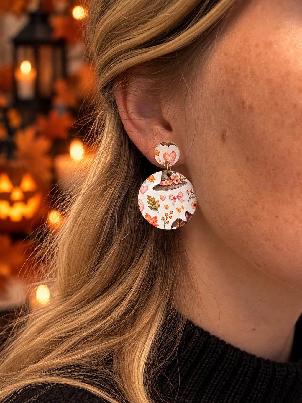Halloween Ohrringe, Halloween Schmuck, Ohrringe Damen