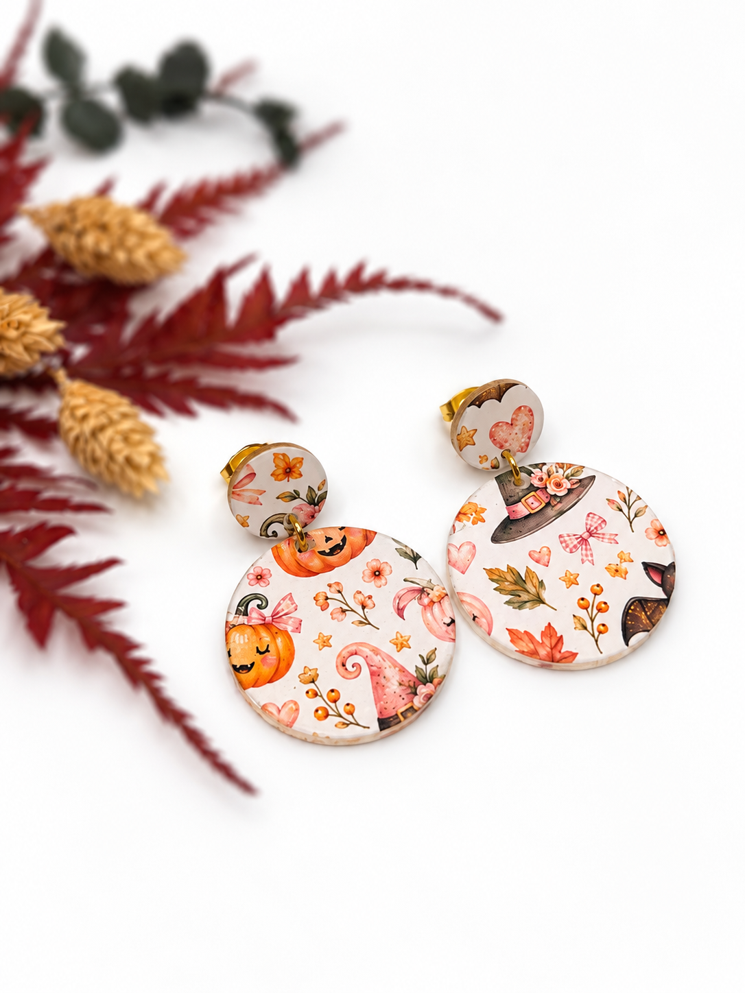 Halloween Ohrringe, Halloween Schmuck, Ohrringe Damen