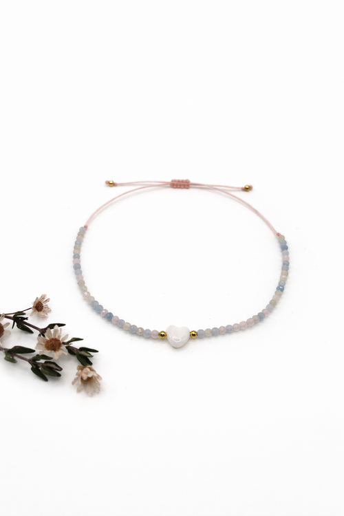 Armband mit Herz, Armband Mama, Muttertagsgeschenk Idee, Edelstein Armband, Armband für Damen, Armbänder mit Herz, Geschenk Ideen für Mama, Armband für Frauen