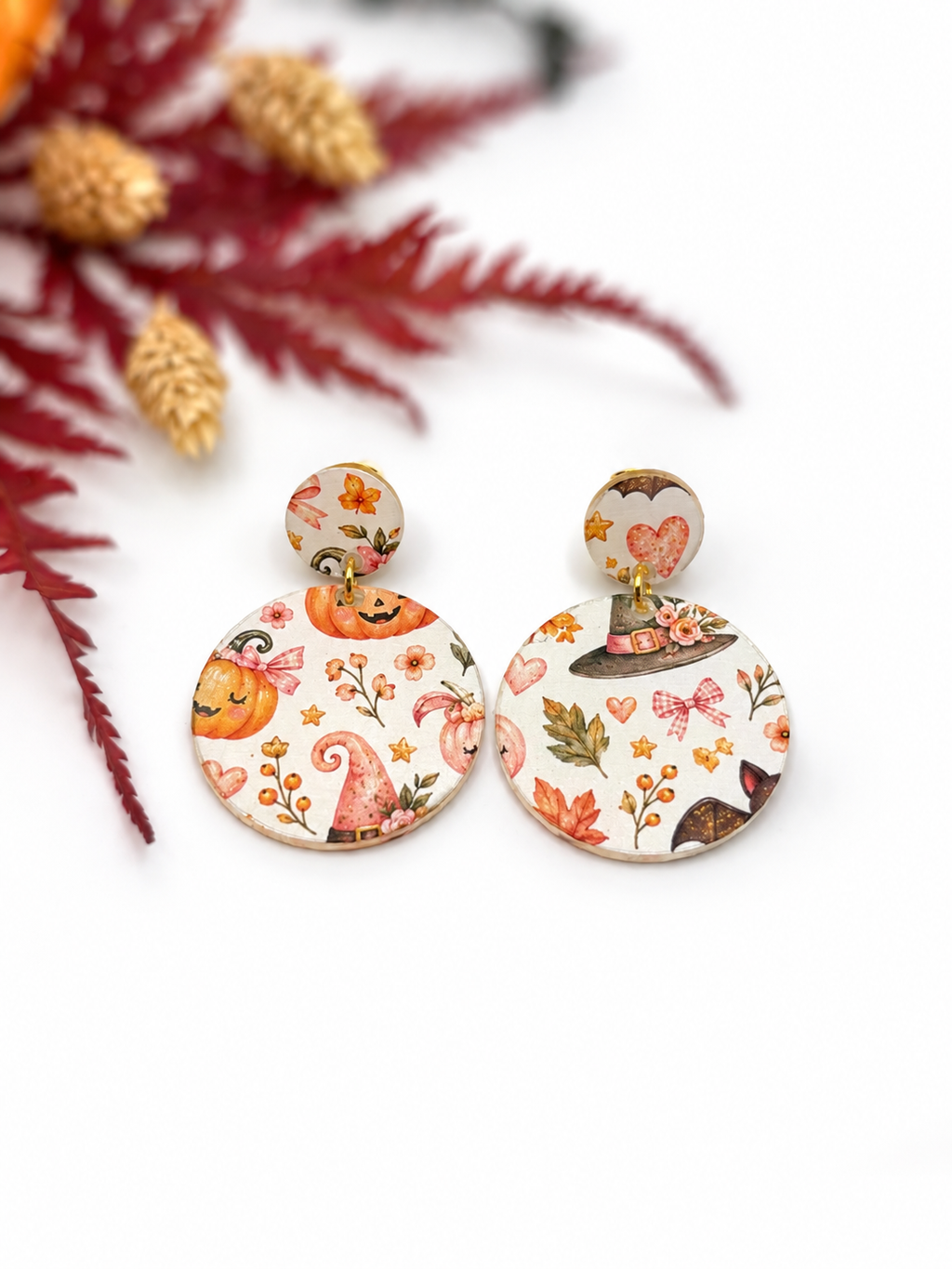 Halloween Ohrringe, Halloween Schmuck, Ohrringe Damen