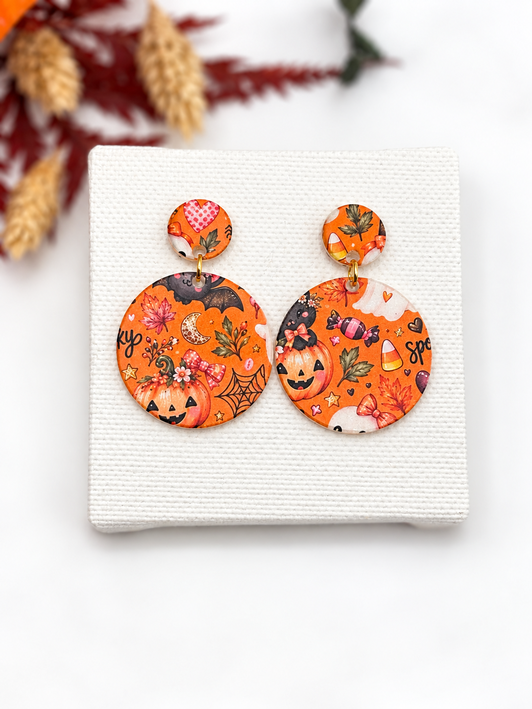 Halloween Ohrringe, Halloween Schmuck, Ohrringe Damen