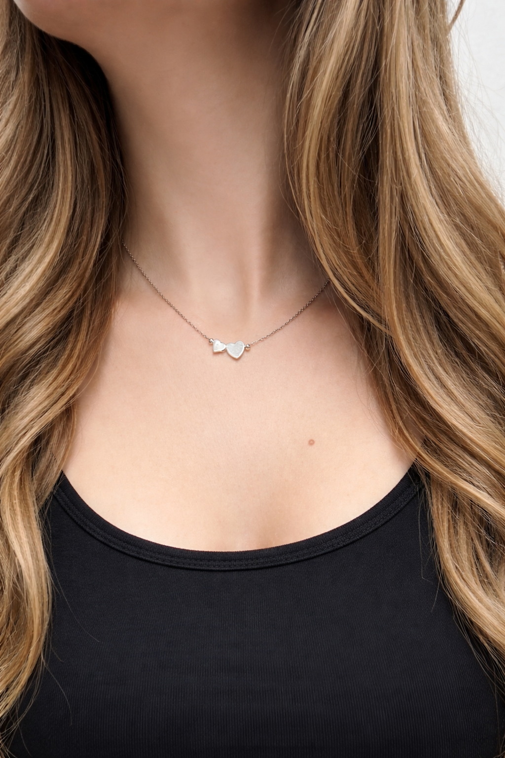 Geschenkidee für Damen, Kette mit Herz, Kette mit Herz Anhänger,  Geschenke für Mütter, Kette für Frauen, Herz Kette