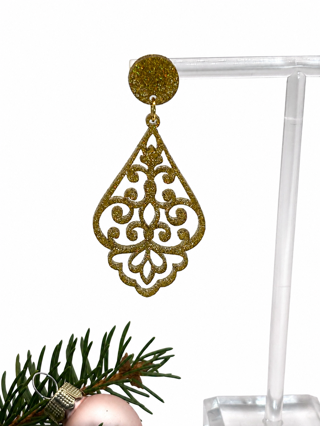 Damen Ohrringe Gold, Geschenk Weihnachten, Ohrringe Damen Modern, Ohrringe Damen Hängend, Ohrringe für Damen, Statement-ohrringe