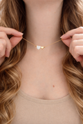 Geschenke für Mütter, Goldene Kette mit Herz, Kette mit Herz Anhänger, Geschenke für Mütter, Goldene Kette mit Herz, Kette mit Herz Anhänger