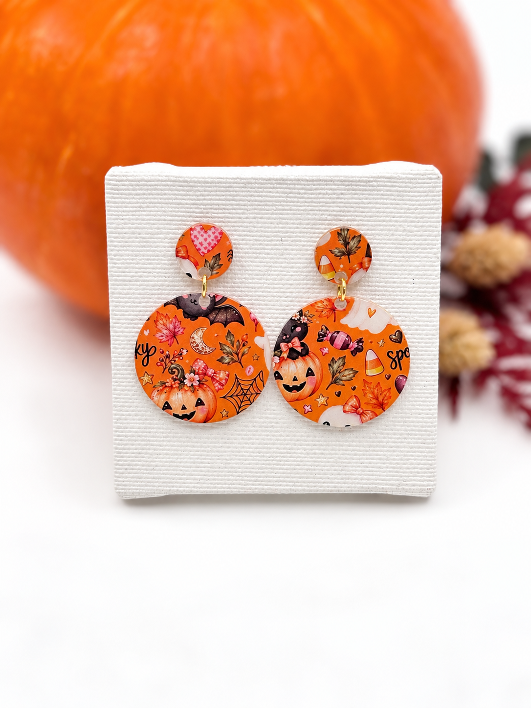 Halloween Ohrringe, Halloween Schmuck, Ohrringe Damen