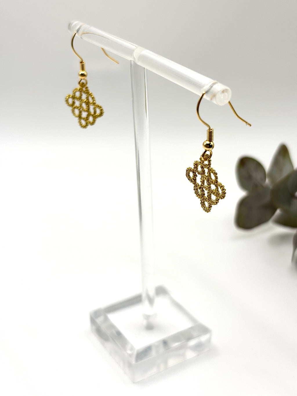 Besondere Ohrringe, Gold Ohrringe Damen, Ohrhänger Gold, Besonderer Schmuck, Geschenk Ideen für Mama, Geschenke für Mütter, Gold Ohrringe