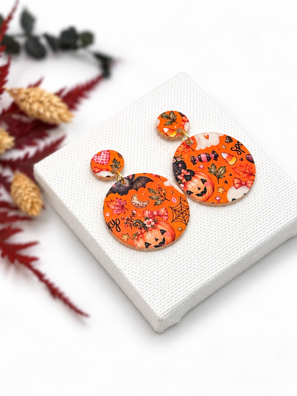 Halloween Ohrringe, Halloween Schmuck, Ohrringe Damen