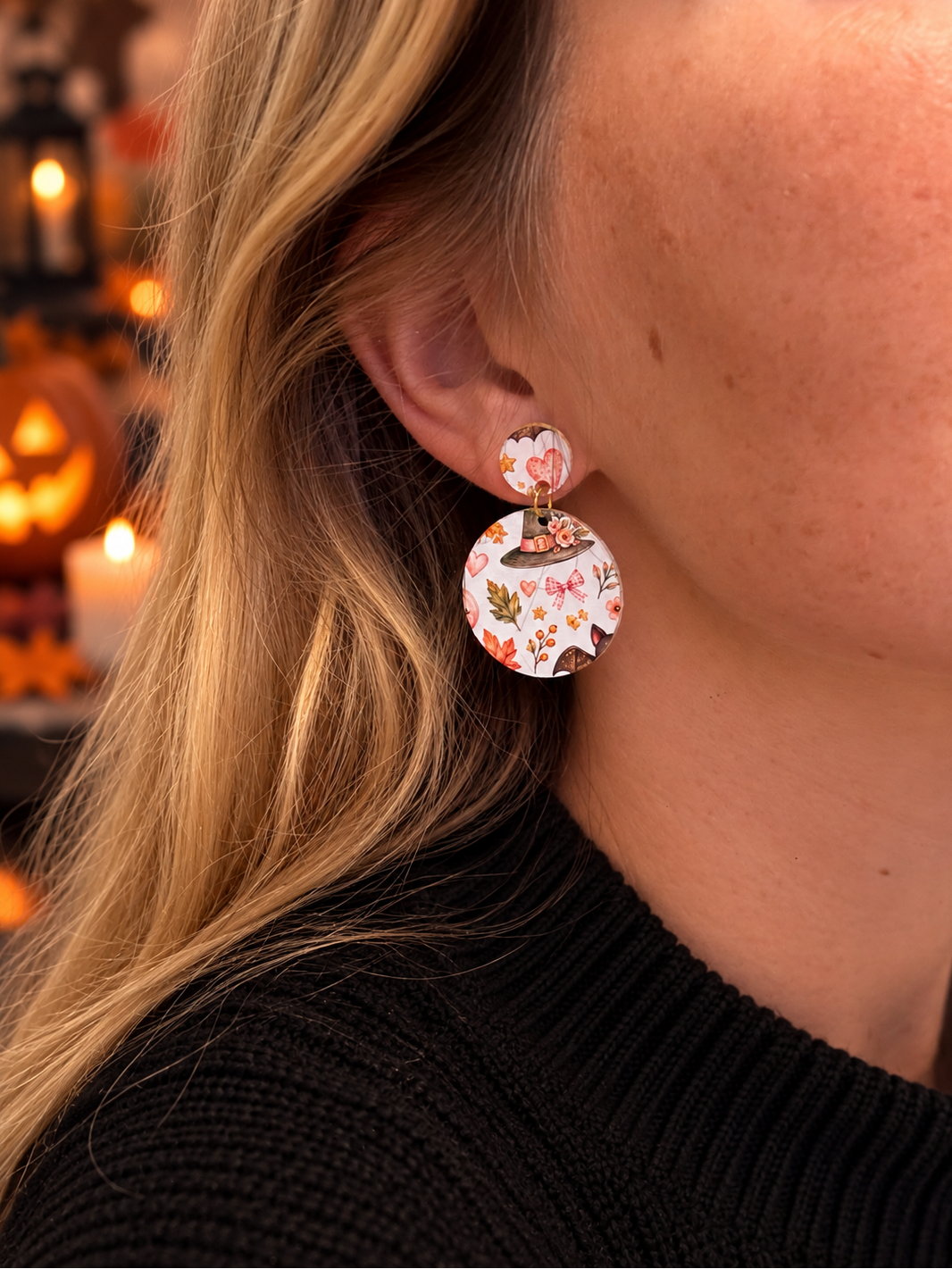 Halloween Ohrringe, Halloween Schmuck, Ohrringe Damen