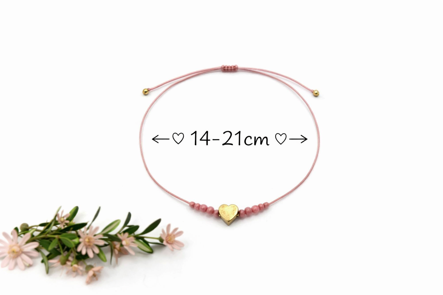Armband für Damen, Armband mit Herz, Handgemachter Schmuck, Idee Geschenk, Geschenk zum Muttertag Ideen, Geschenk Idee, Geschenk für Mütter