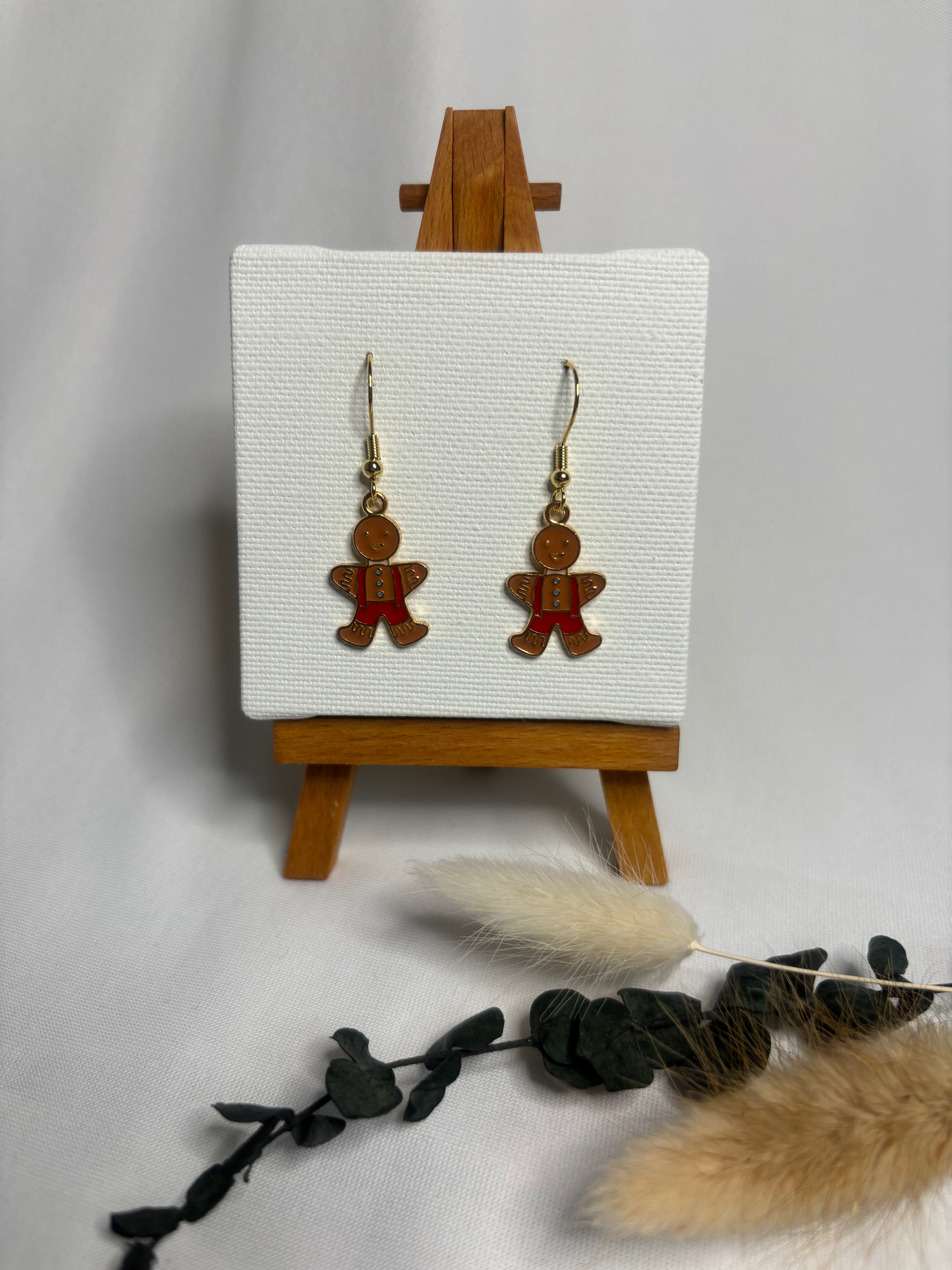 „Lebkuchenmann“ Ohrringe