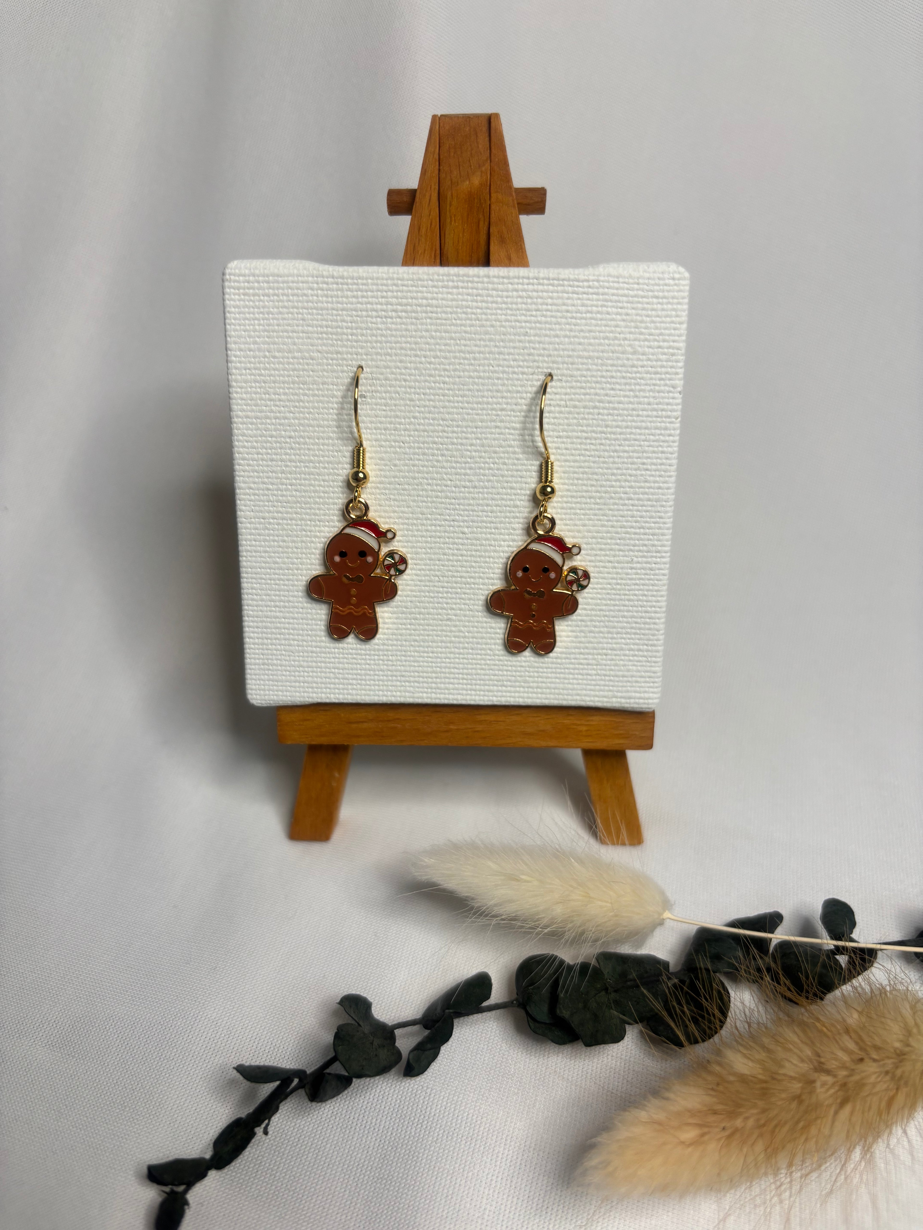 „Lebkuchenmann“ Ohrringe