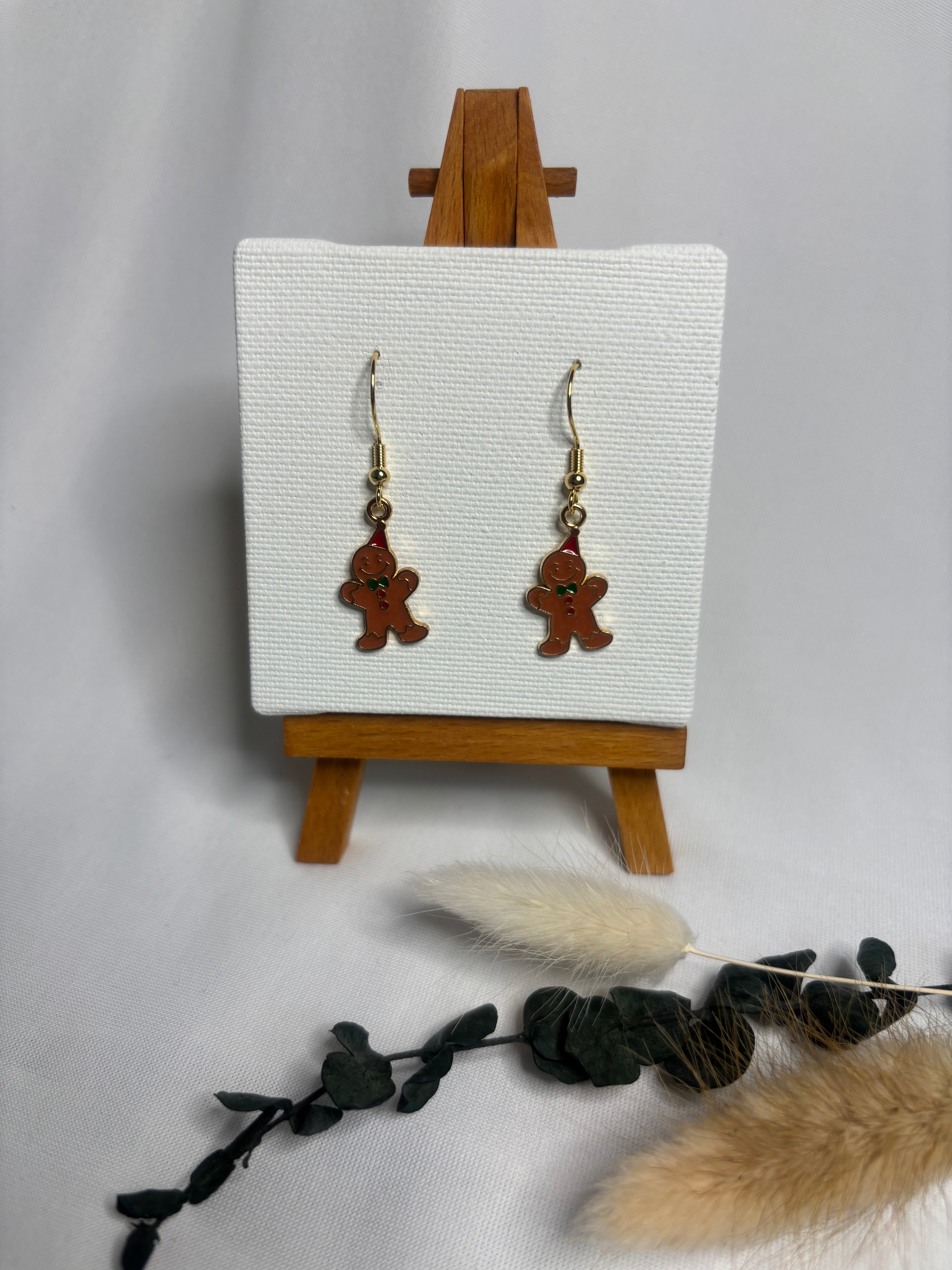„Lebkuchenmann“ Ohrringe
