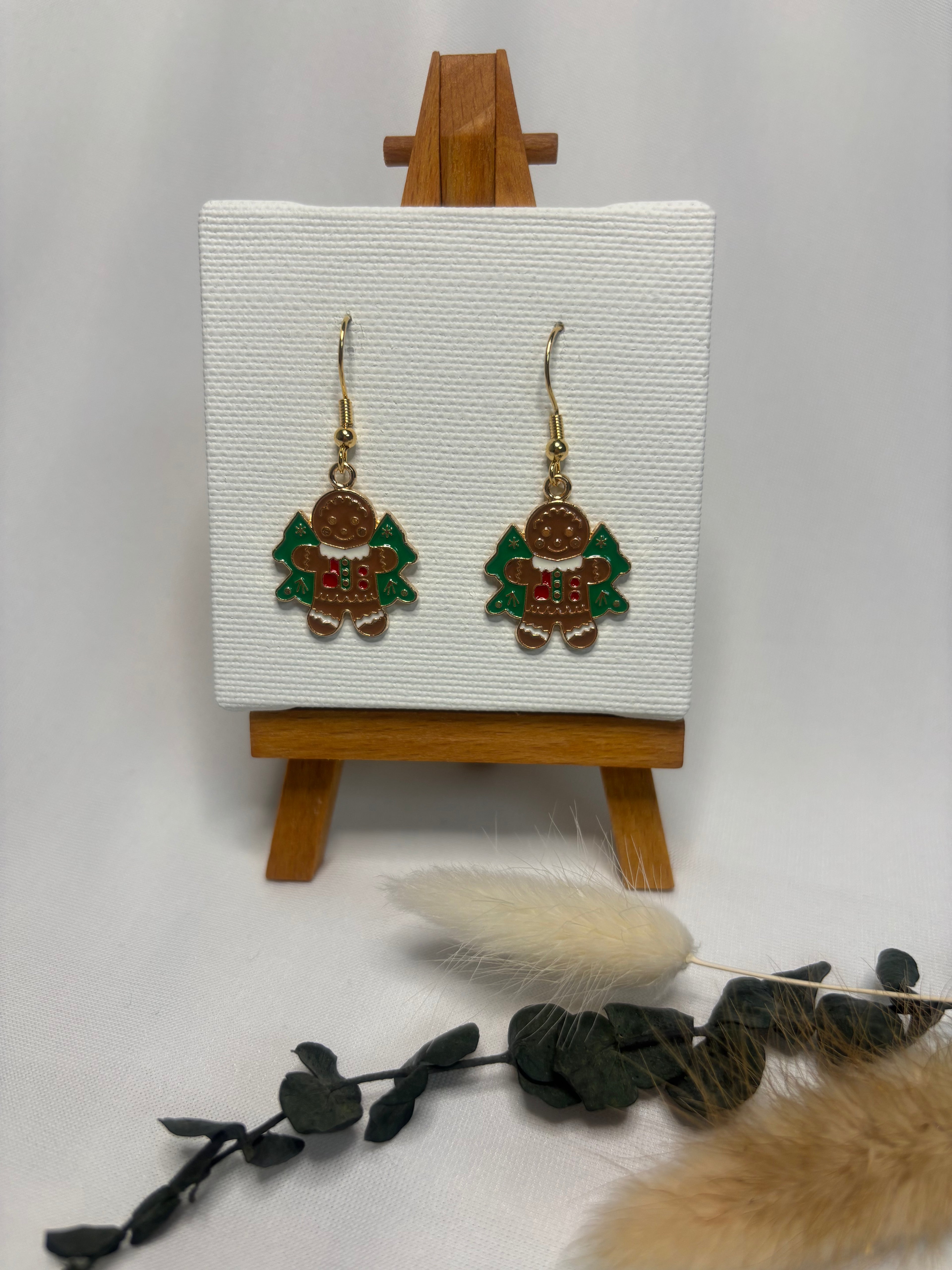 „Lebkuchenmann“ Ohrringe