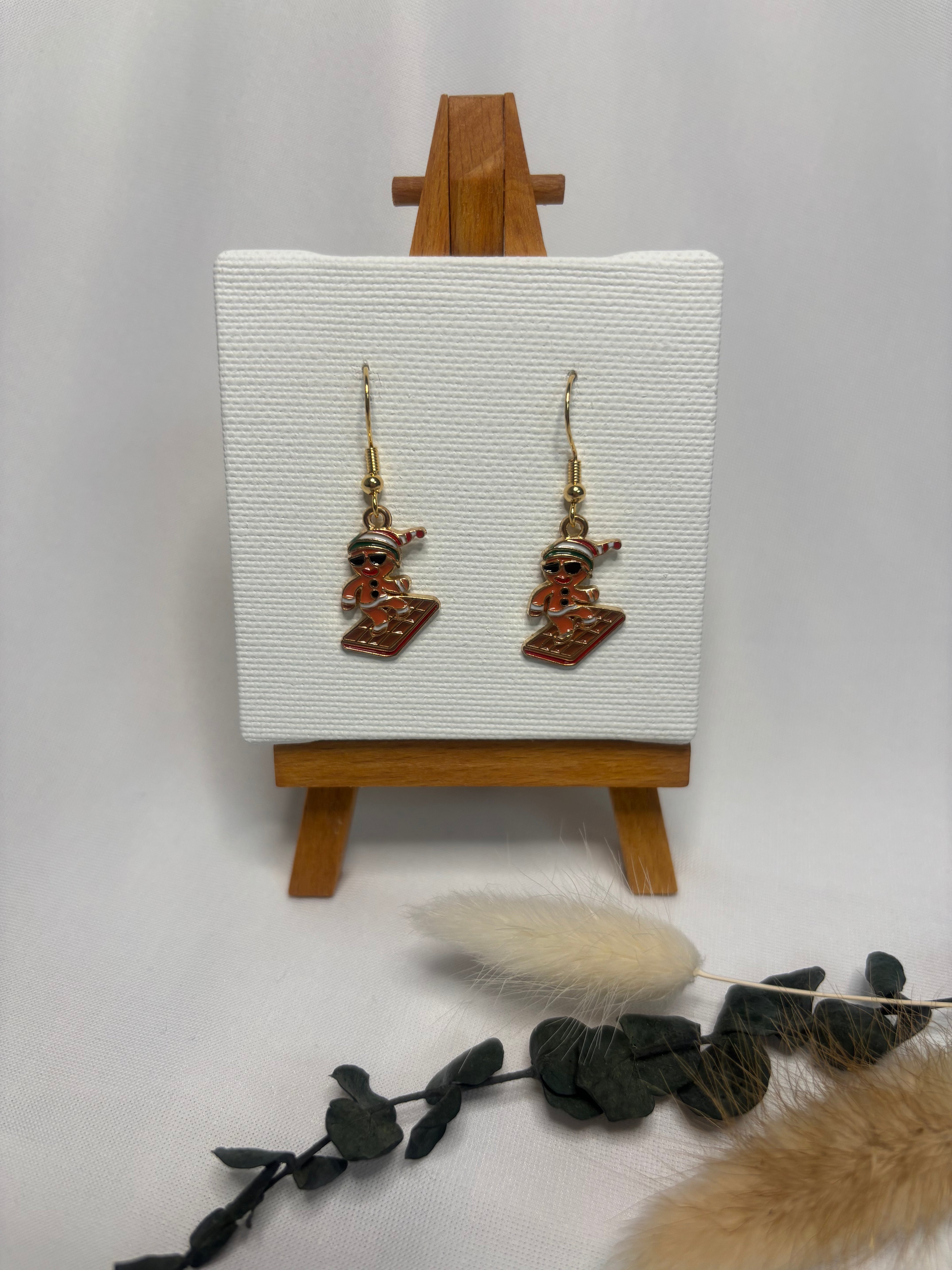 „Lebkuchenmann“ Ohrringe
