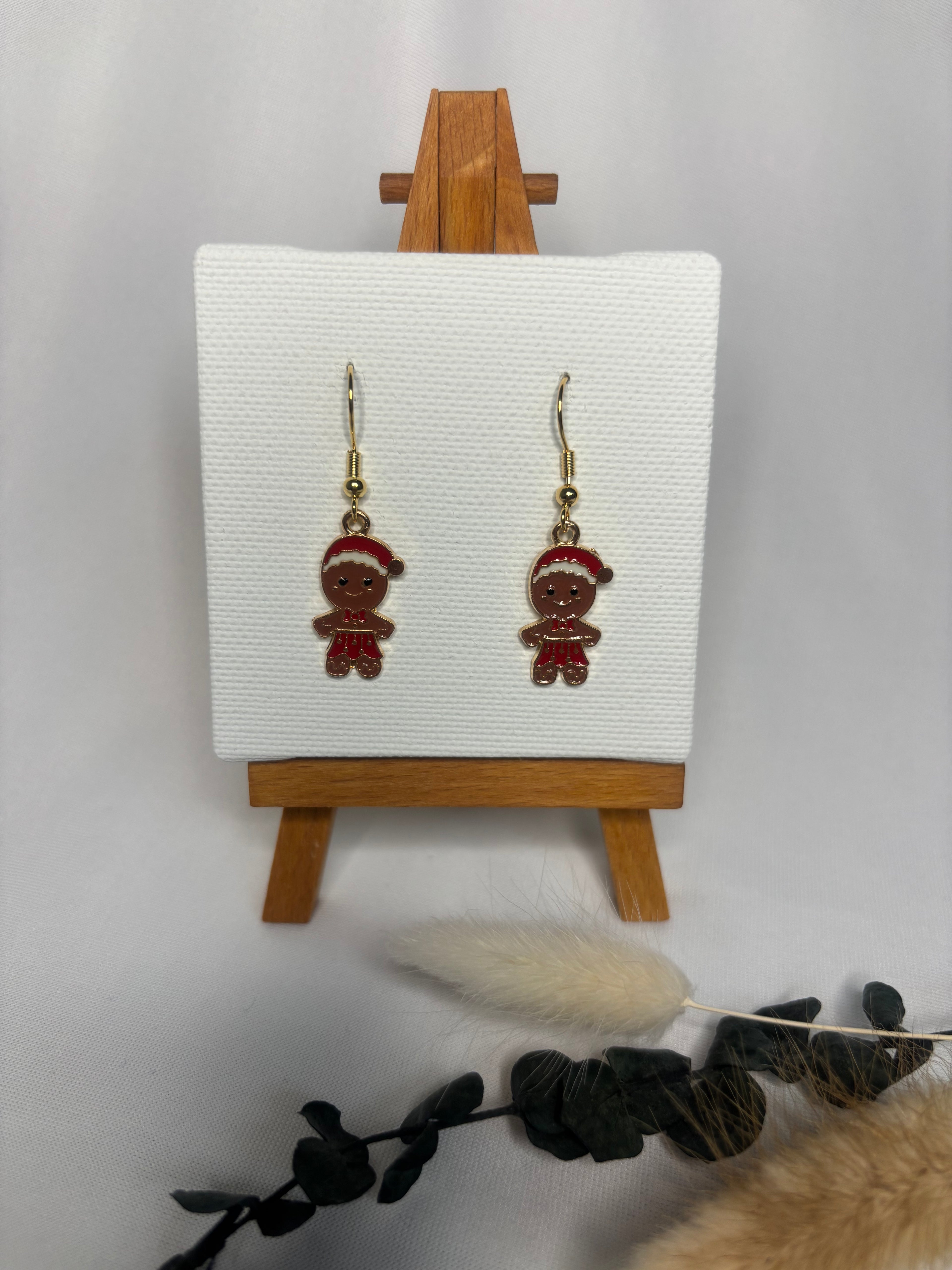 „Lebkuchenmann“ Ohrringe