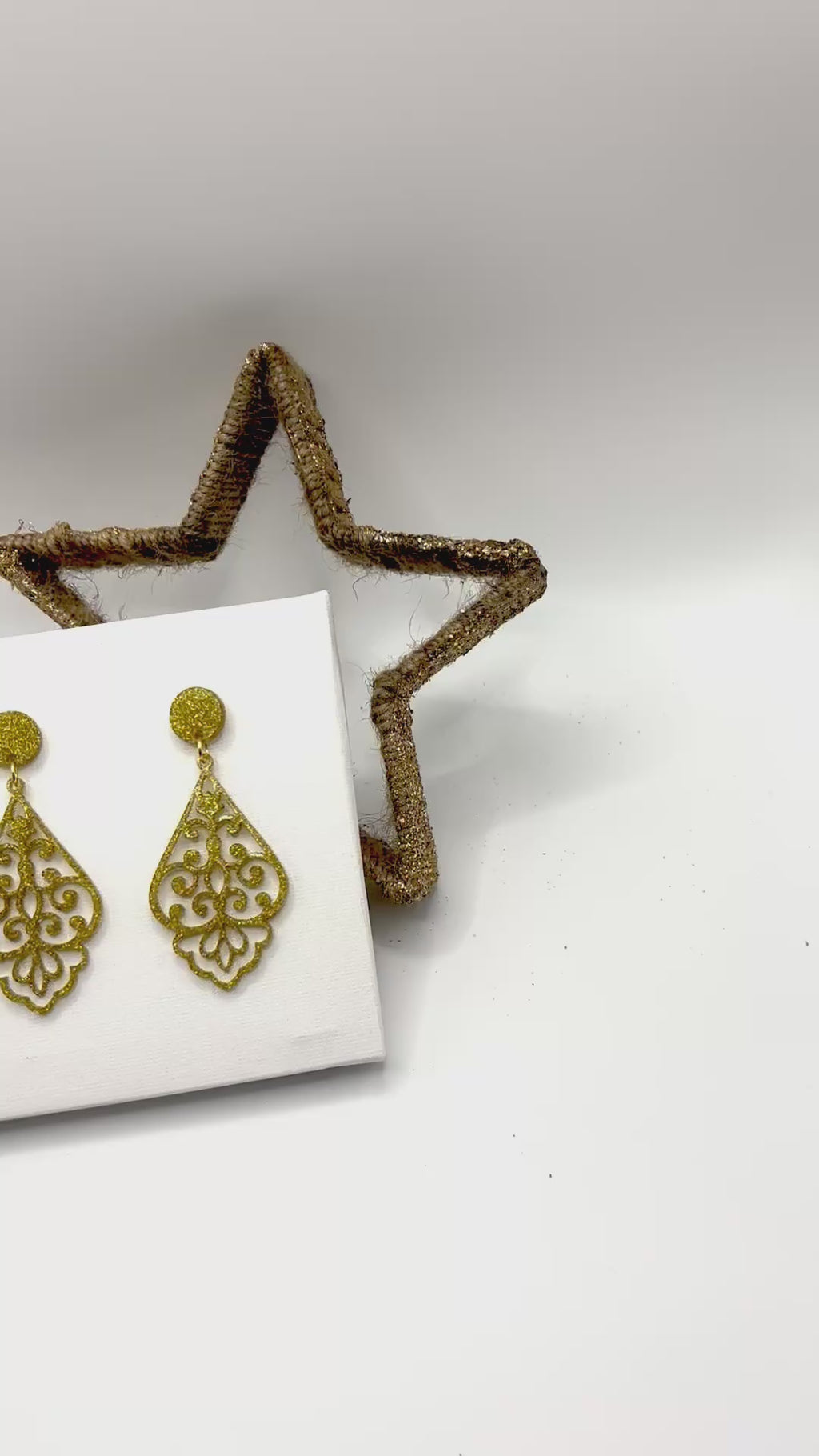 Damen Ohrringe Gold, Geschenk Weihnachten, Ohrringe Damen Modern, Ohrringe Damen Hängend, Ohrringe für Damen, Statement-ohrringe