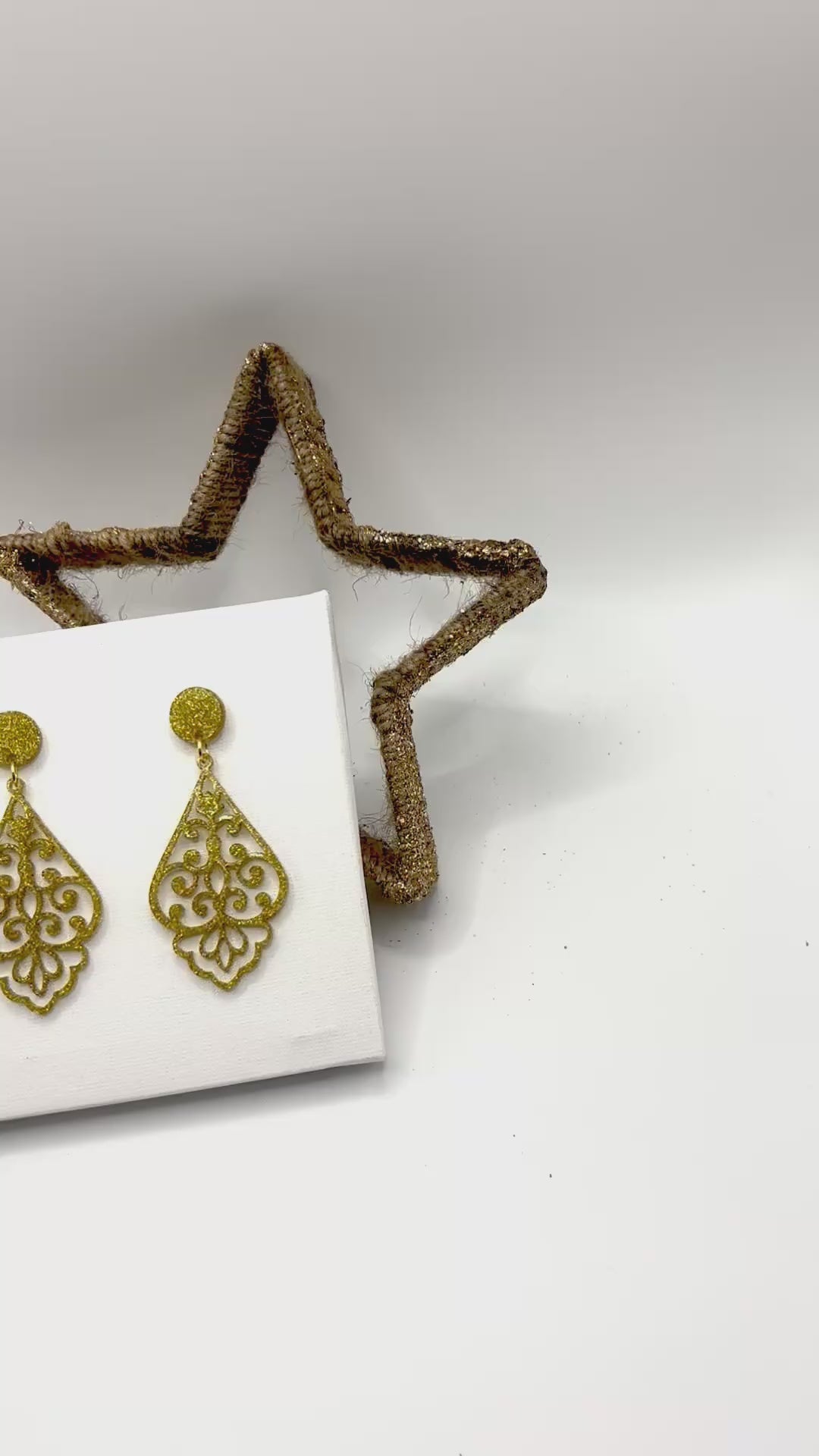 Damen Ohrringe Gold, Geschenk Weihnachten, Ohrringe Damen Modern, Ohrringe Damen Hängend, Ohrringe für Damen, Statement-ohrringe