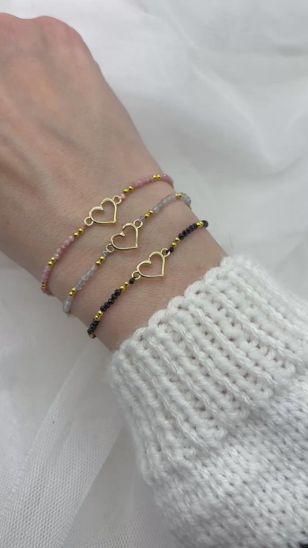 Armband mit Herz, Geschenk Freundin Idee, Geschenke für Mütter, Muttertag Geschenkideen, Armband für Damen, Geschenk für Damen