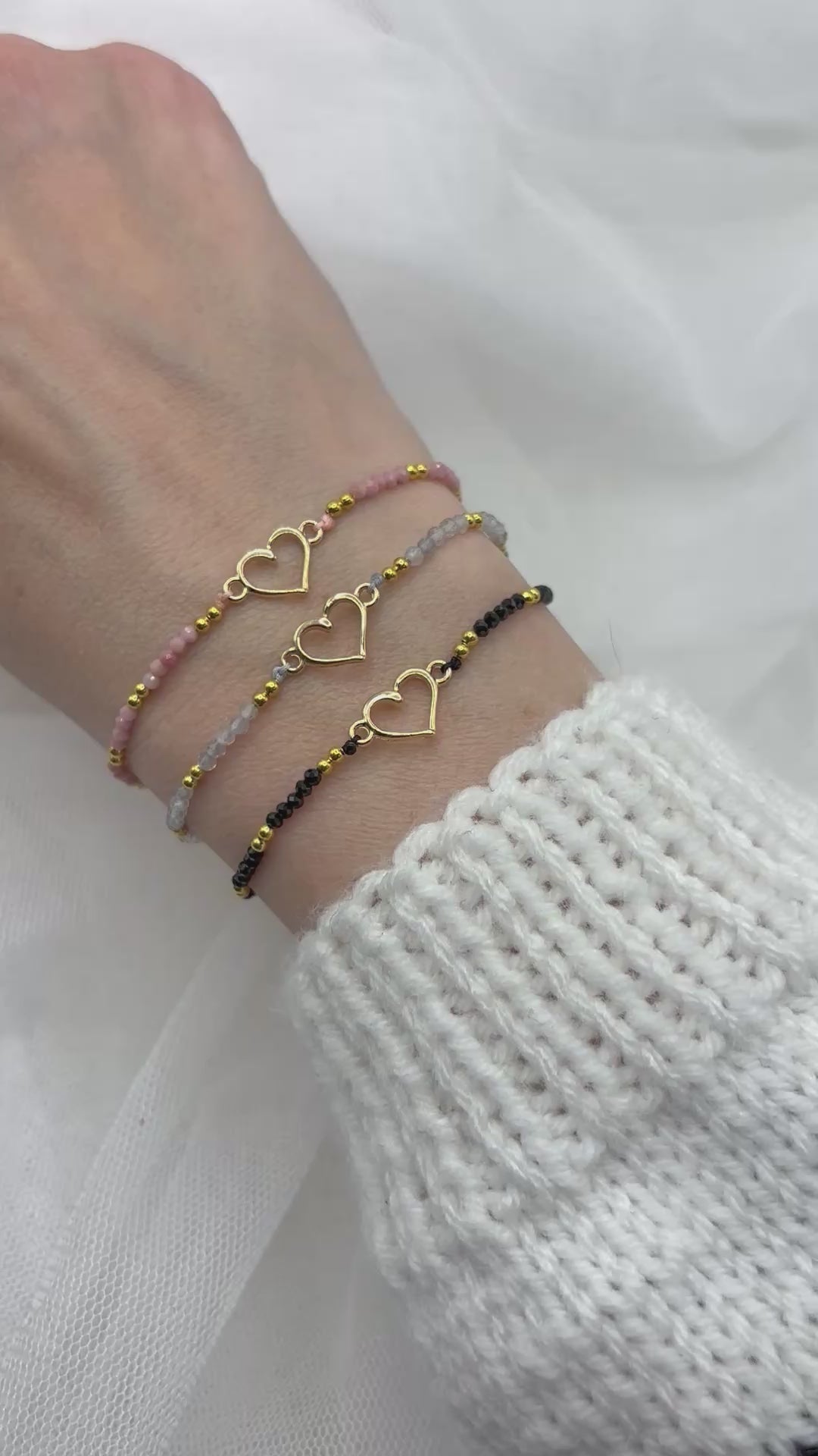 Armband mit Herz, Geschenk Freundin Idee, Geschenke für Mütter, Muttertag Geschenkideen, Armband für Damen, Geschenk für Damen