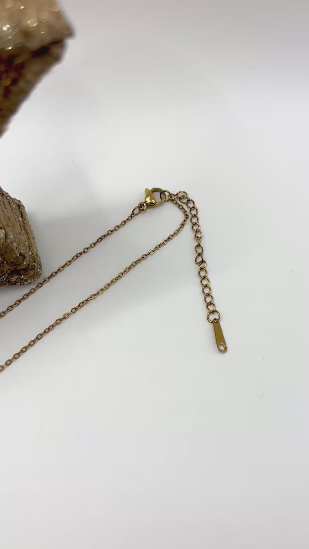 Damen Halskette, Geschenk Weihnachten, Halskette mit Stern, Edelstahl Kette, Schmuck Weihnachten, Weihnachtsgeschenk Freundin