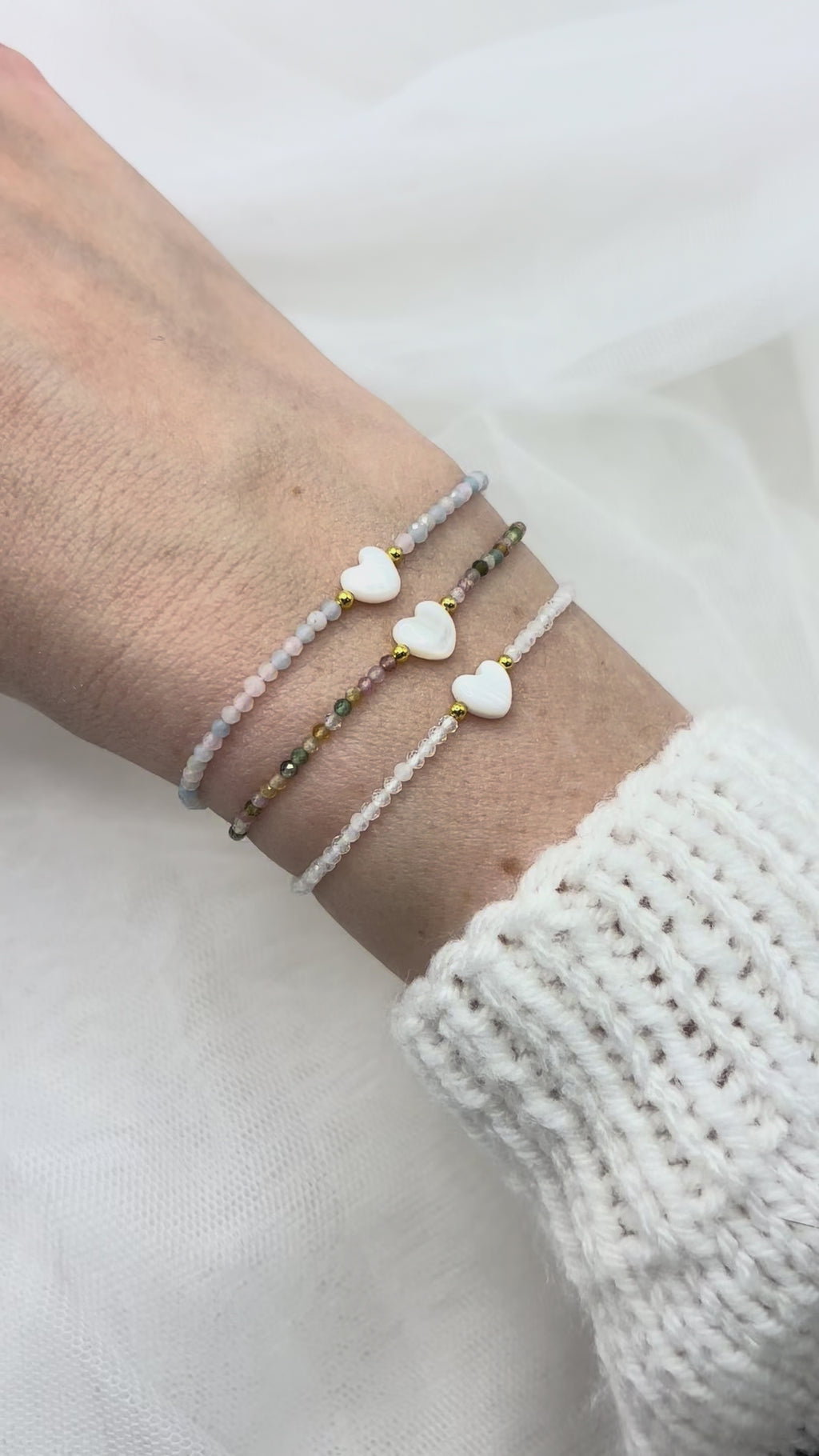 Armband mit Herz, Armband Mama, Muttertagsgeschenk Idee, Edelstein Armband, Armband für Damen, Armbänder mit Herz, Geschenk Ideen für Mama, Armband für Frauen